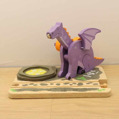 Wooden train track dragon - dragon, toy