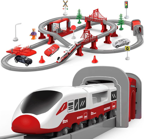 Electric train set 104 piece - electric,