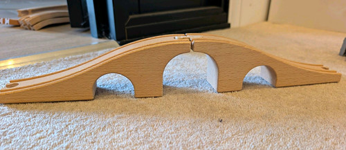 Wooden toy train track - toy,