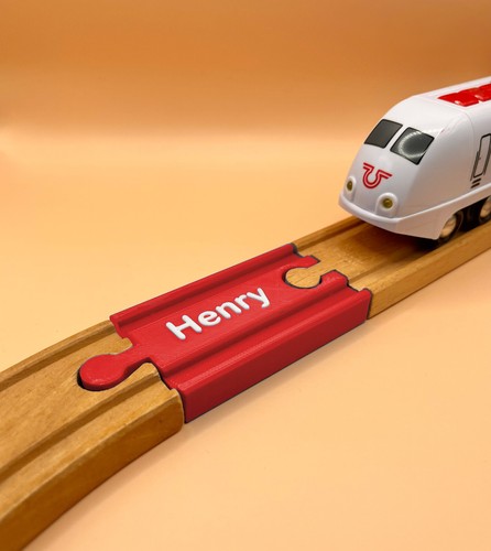 Personalised kids train track - kids,