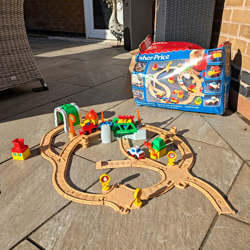 Fisher price toy - toy, track