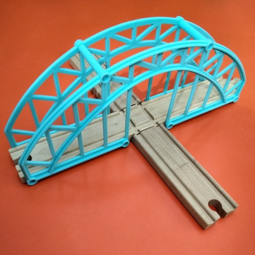 Wooden train track long - train,