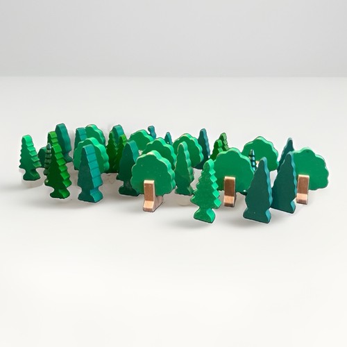 Wooden forest toy tree - forest, brio