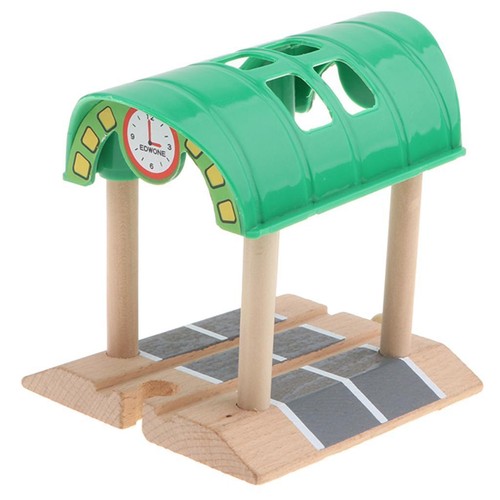 Wooden train track set - wooden,