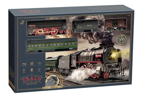Rechargeable steam train set - train,
