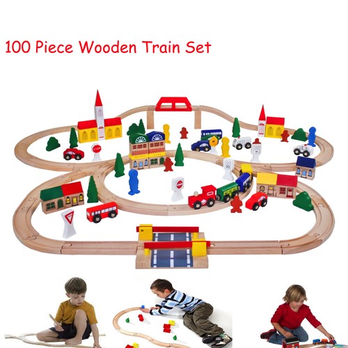 100 piece wooden - 100,