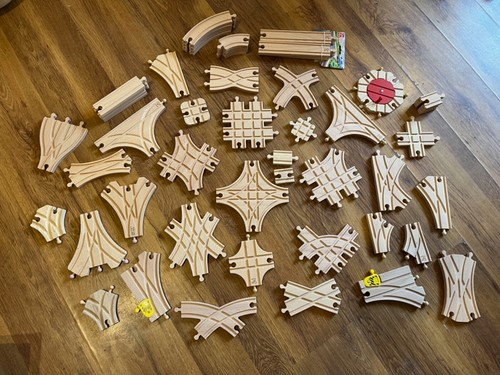 New wooden train track - wooden,