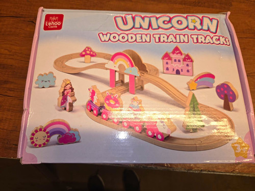 Lehoo castle unicorn wooden - lehoo,