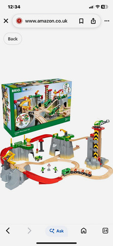 Brio world cargo mountain set - brio,