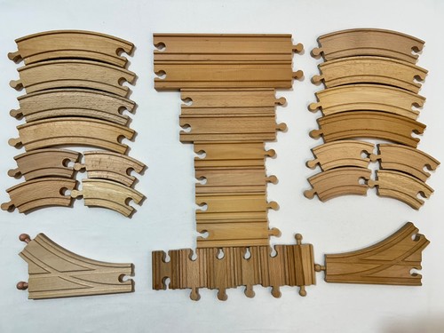 Wooden train track - train, set