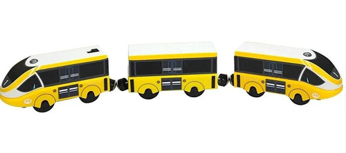 Wooden train track battery - wooden,