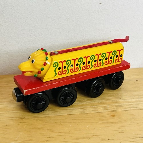 Chinese dragon wooden carriage - dragon,