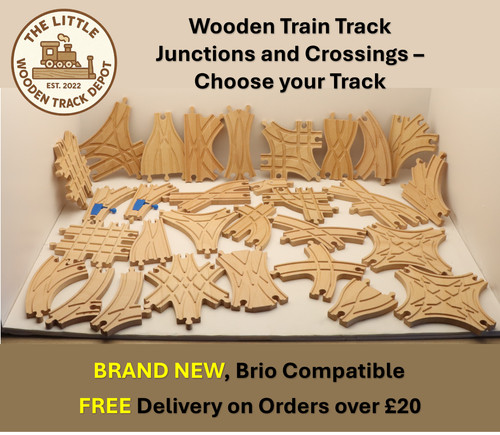 Wooden train track - wooden,