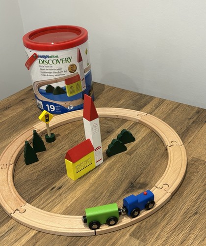Wooden train track - train,