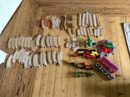 Brio wooden railway track - brio,