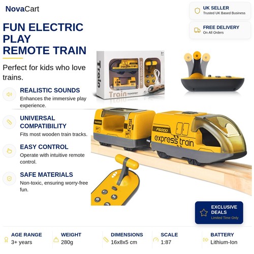 Remote train toy motorized - remote,