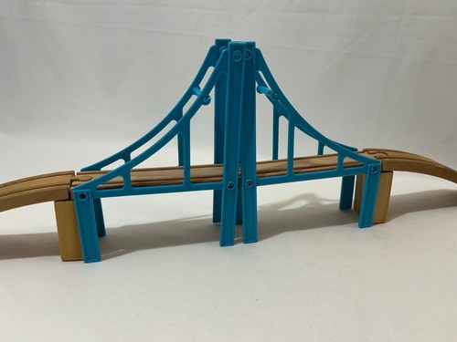 Wooden blue train - blue,