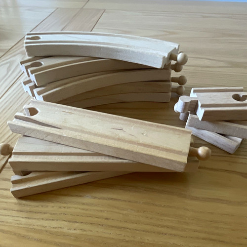 Wooden toy train - wooden,