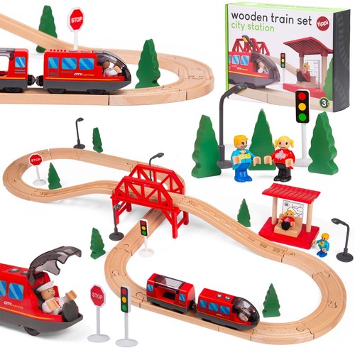 Tippi wooden train - tippi, 44