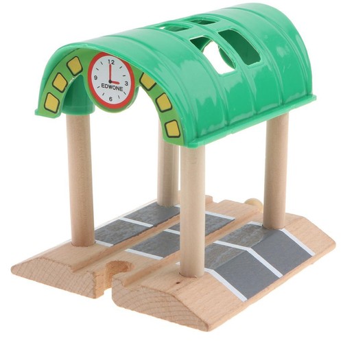 Wooden train track set - wooden,