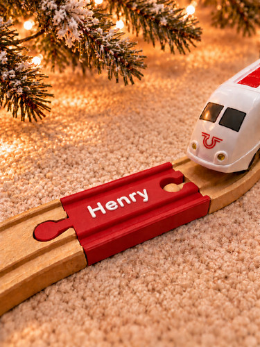 Personalised kids train track - train,