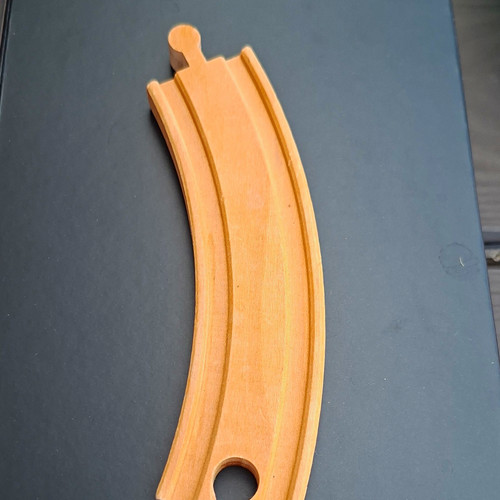 Wooden toy train track - wooden,