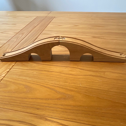 Wooden toy train track - wooden,