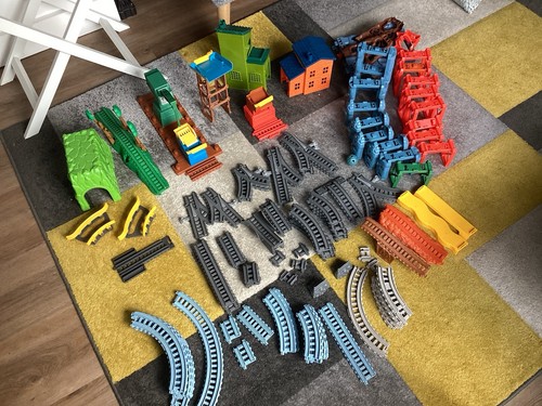 Toy train track lot - train, plastic